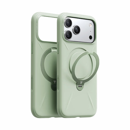 Torras Ostand Spin Silicone Case for iPhone 17 Pro Max