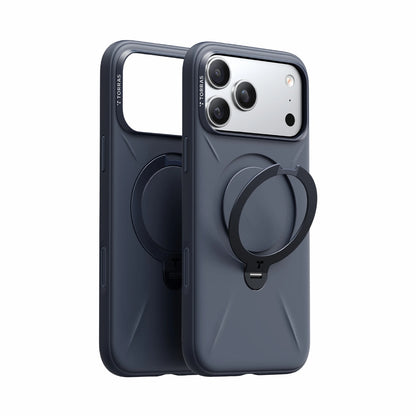 Torras Ostand Spin Silicone Case for iPhone 17 Pro Max