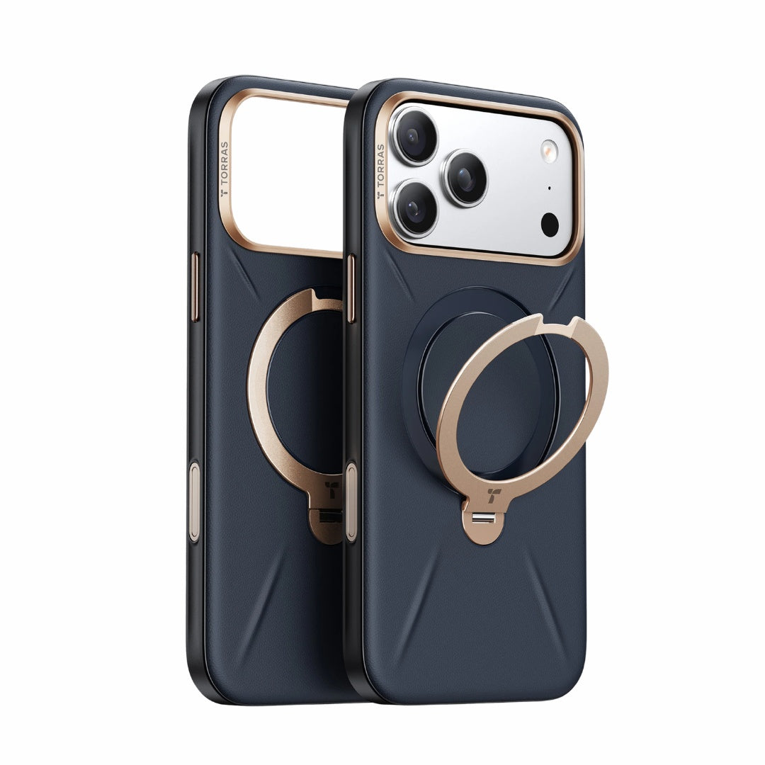Torras Ostand Spin Vegskin Case for iPhone 17 Pro Max