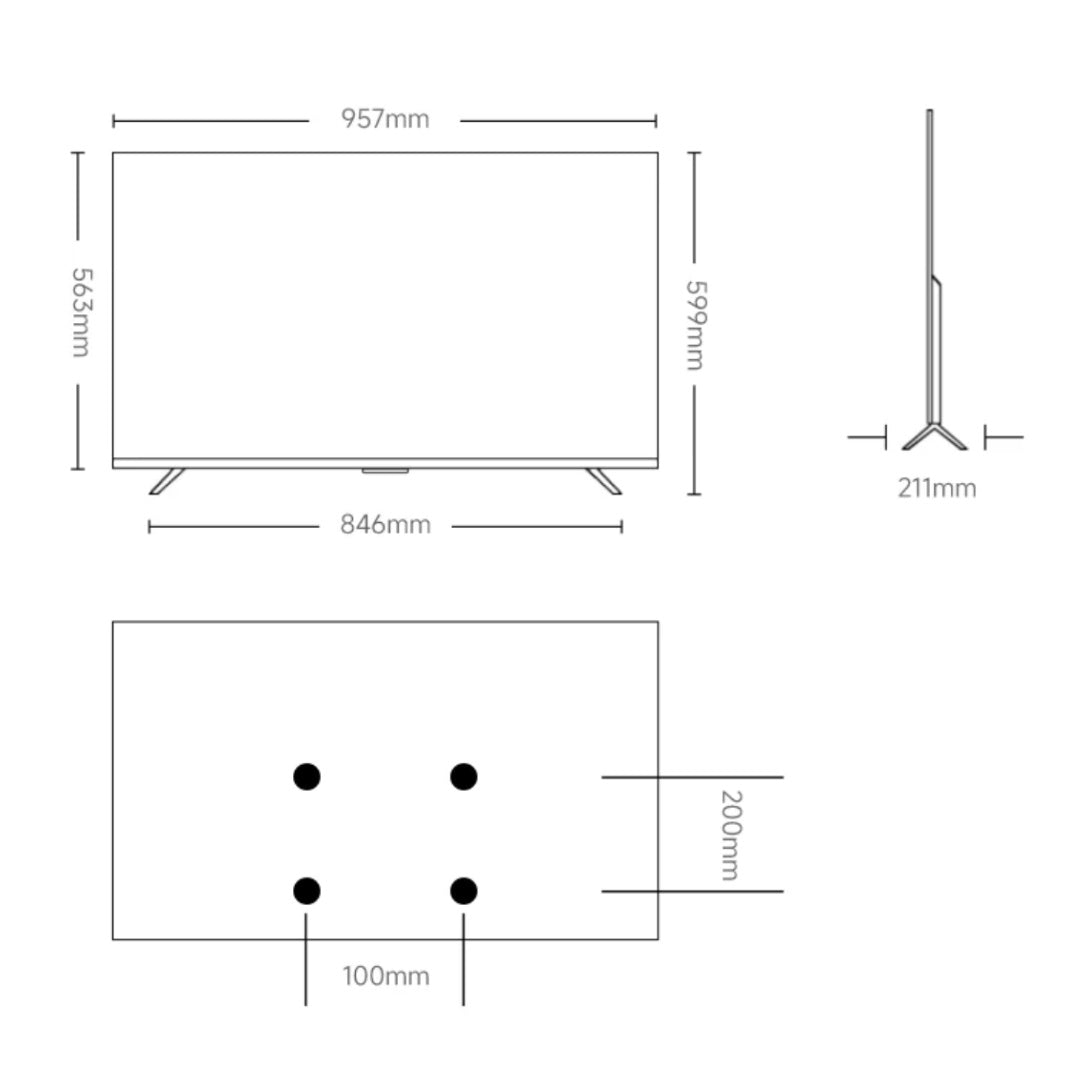 Xiaomi Smart TV A Pro QLED 4K 43" (2026)