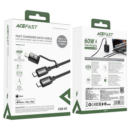 AceFast Acewire Pro Charging Data Cable 60W C20-01