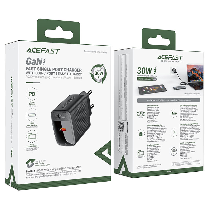 AceFast PD30W GaN USB-C Charger A102