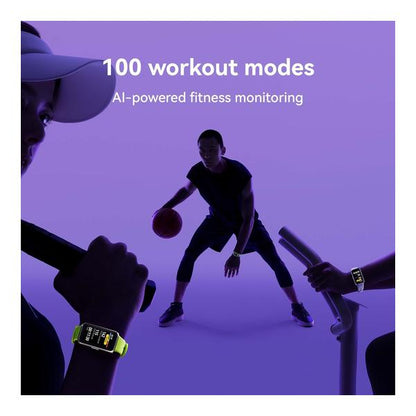 Huawei Band 10 Smartwatch up to 14 Days Battery Life, iOS & Android, Average Sleep HRV and Sleep Insights with an AI-powered Fitness Monitoring Tracker, Sleep Breathing Awareness, Fast Charging, 1 Year Official Warranty