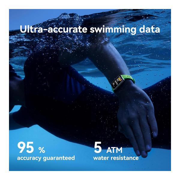 Huawei Band 10 Smartwatch up to 14 Days Battery Life, iOS & Android, Average Sleep HRV and Sleep Insights with an AI-powered Fitness Monitoring Tracker, Sleep Breathing Awareness, Fast Charging, 1 Year Official Warranty