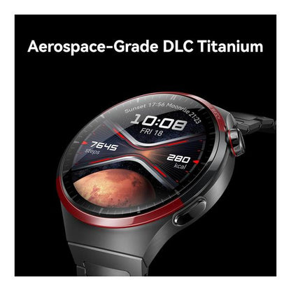 Huawei Watch 4 Pro Space Edition Smartwatch for men-iOS & Android-Up to 21 Days Battery Life, Free Diving Up to 30 Meters, Fitness Tracker ECG and SPo2 -Titanium