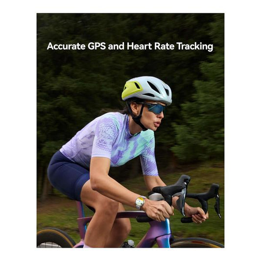 HUAWEI WATCH GT 6 GPS 41mm Smart Watch, AMOLED Touchscreen, up to 14 days battery life, Cycling, 100+ Sports Mode, iOS & Android Compatible, All-day Health Monitoring, Emotional Wellbeing, White, 1 Year Official Warranty