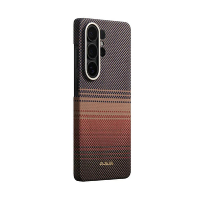 Pitaka Woven From Aramid Fiber Ultra Slim Edge Case S26 Ultra Sunset