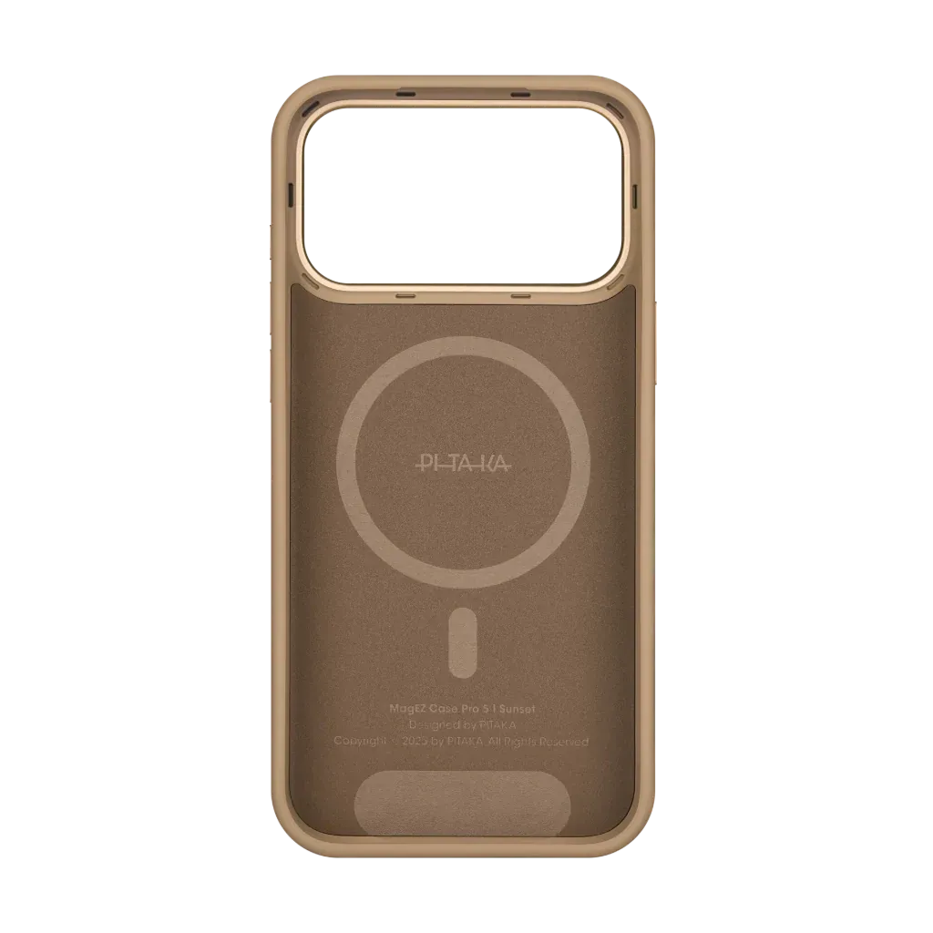Pitaka Woven from Aramid Fiber UltraGuard Case for iPhone 17 Pro Max Sunset