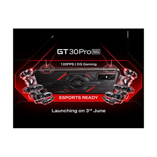 Infinix GT 30 Pro 5G 24GB/512GB (12GB Extended RAM) Full Pack + 120 Days Screen Replacement Warranty