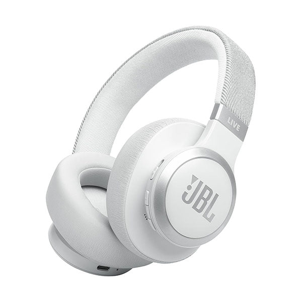 JBL, Live 770NC, Wireless Over-Ear Headphones with True Adaptive Noise Cancelling with Smart Ambient, Up to 65 Hours of Battery Life, Comfort-fit Fabric Headband & Carrying Pouch