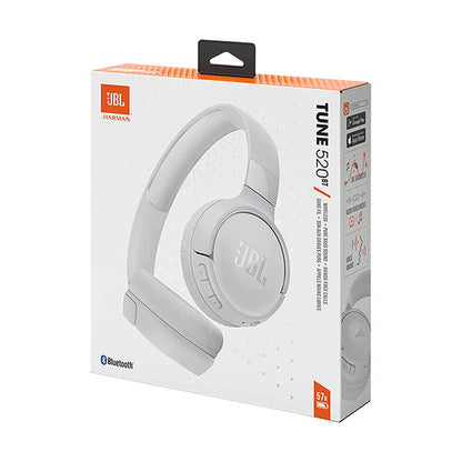 JBL Tune 520BT Wireless On-Ear Headphones Pure Bass Sound, Bluetooth 5.3 and Hands-Free Calls, 57-Hour Battery Life