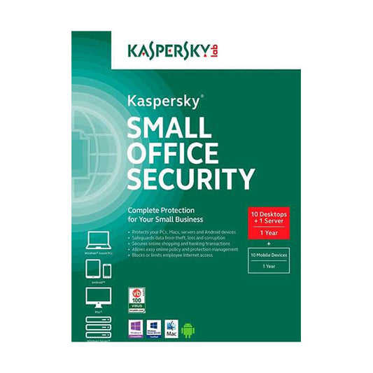 Kaspersky Small Office Security 10 Desktop + 1 Server