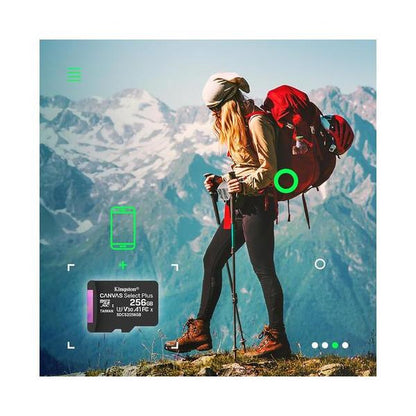 Kingston 512GB micSDXC Canvas Select Plus 100R A1 C10 Card + ADP, SDCS2/512GB, with 5 Years Official Warranty