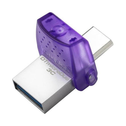 Kingston DataTraveler microDuo 3C USB Flash Drive 64GB USB Gen 3 OTG Type-C to USB Type-A - DTDUO3CG3/64GB, 5 Years Official Warranty