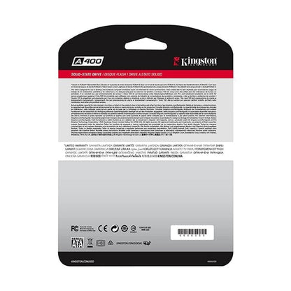 Kingston 240GB A400 SATA 3 2.5" Internal SSD SA400S37/240G - HDD Replacement for Increase Performance