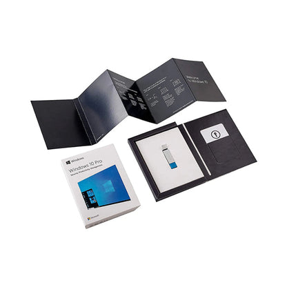 Microsoft Windows 10 Pro USB 32/64bit | Genuine License Activation Key Retail Box | Full Version for 1 PC