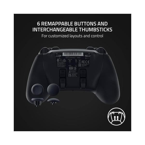 Razer Wolverine V2 Pro Wireless Gaming Controller for PlayStation 5 / PS5, PC: Mecha-Tactile Action Buttons - 8-Way Microswitch D-Pad - HyperTrigger - 6 Remappable Buttons - Chroma RGB
