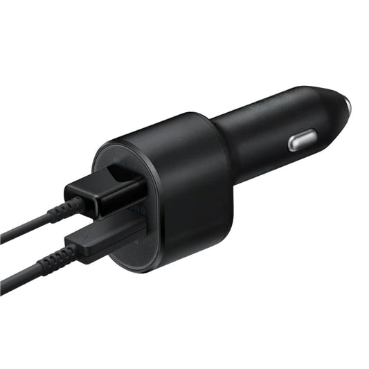 Samsung 45w & 15W Dual Ports Car Charger with USB-C Cable