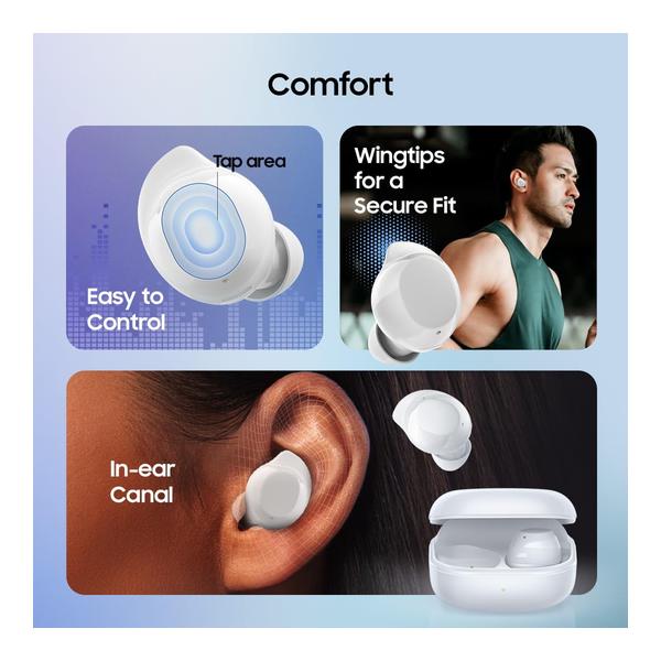 Samsung Galaxy Buds Core, Powered by Galaxy AI, Active Noise Cancellation, Enriched Bass, 3 Mic Clear Sound, Tap Area, IP54, 35hrs Battery
