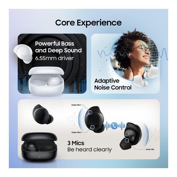 Samsung Galaxy Buds Core, Powered by Galaxy AI, Active Noise Cancellation, Enriched Bass, 3 Mic Clear Sound, Tap Area, IP54, 35hrs Battery