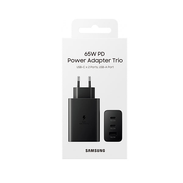 Official Samsung Original 65W Power Adapter Trio