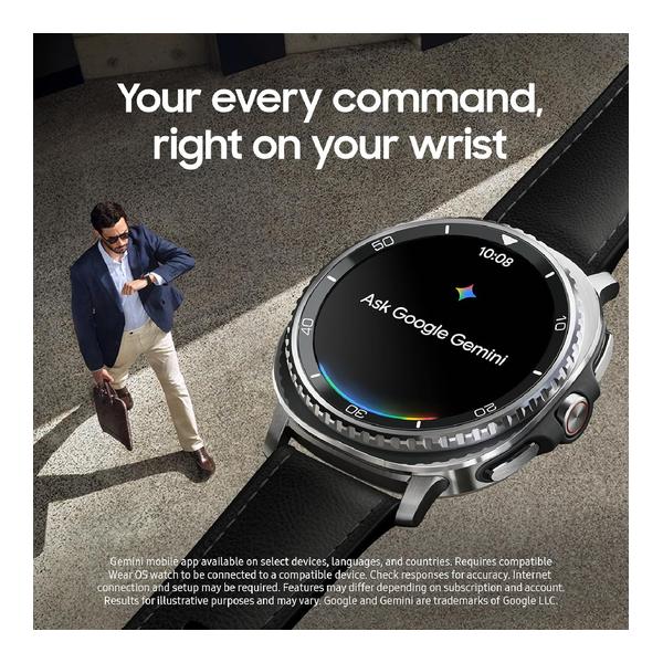 Samsung Galaxy Watch8 Classic 46mm 2025, Bluetooth Smartwatch, Cushion Design, Rotating Bezel, Quick Button, Sleep Coaching, Running Coach, Energy Score