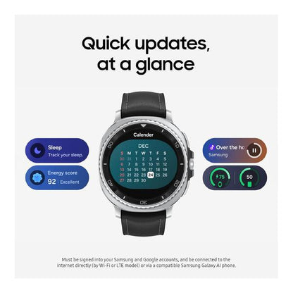 Samsung Galaxy Watch8 Classic 46mm 2025, Bluetooth Smartwatch, Cushion Design, Rotating Bezel, Quick Button, Sleep Coaching, Running Coach, Energy Score