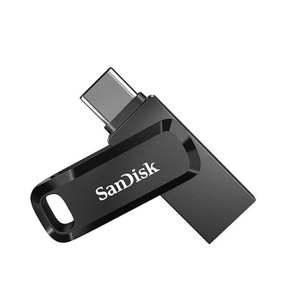 SanDisk 128GB Ultra Dual Drive Go USB Type-C Flash Drive, Black - SDDDC3-128G-G46