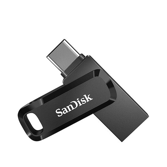 SanDisk 128GB Ultra Dual Drive Go USB Type-C Flash Drive, Black - SDDDC3-128G-G46