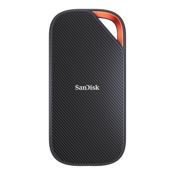 SanDisk 2TB Extreme PRO Portable SSD with USB4, Up to 3800 MB/s Read and 3700MB/s Write, USB-C, USB 3.2, Backwards Compatible, IP65 Water and Dust Resistance - SDSSDE82-2T00-G25