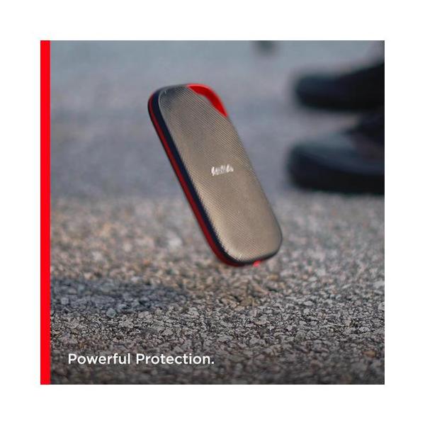 SanDisk 2TB Extreme PRO Portable SSD with USB4, Up to 3800 MB/s Read and 3700MB/s Write, USB-C, USB 3.2, Backwards Compatible, IP65 Water and Dust Resistance - SDSSDE82-2T00-G25