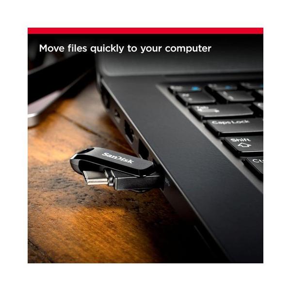 SanDisk 64GB Ultra Dual Drive Go USB Type-C Flash Drive - SDDDC3-64G-G46