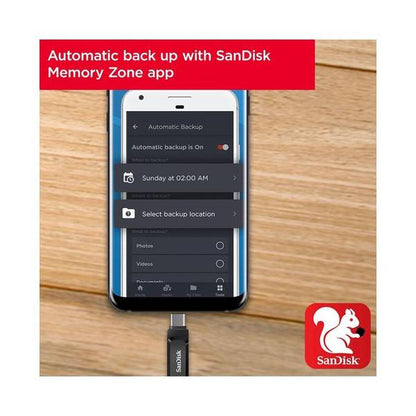 SanDisk 64GB Ultra Dual Drive Go USB Type-C Flash Drive - SDDDC3-64G-G46