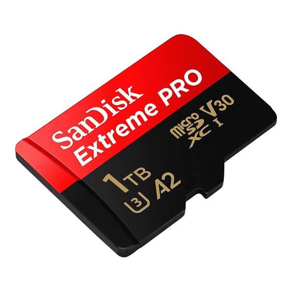 SanDisk Extreme Pro 1TB Micro SD Memory Card, for 4K Video on Smartphones, Action Cams & Drones 200MB/s Read, 140MB/s Write - SDSQXCD-1T00-GN6MA