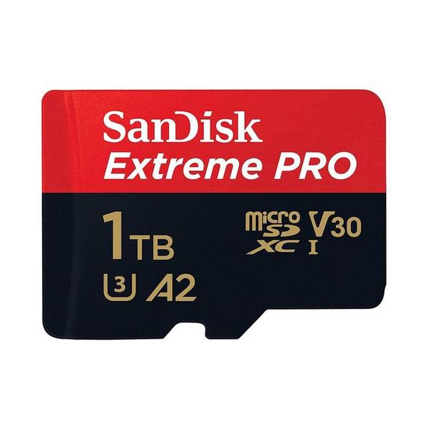 SanDisk Extreme Pro 1TB Micro SD Memory Card, for 4K Video on Smartphones, Action Cams & Drones 200MB/s Read, 140MB/s Write - SDSQXCD-1T00-GN6MA
