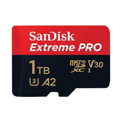 SanDisk Extreme Pro 1TB Micro SD Memory Card, for 4K Video on Smartphones, Action Cams & Drones 200MB/s Read, 140MB/s Write - SDSQXCD-1T00-GN6MA