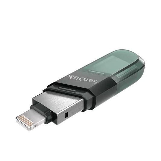 SanDisk iXpand Flash Drive Flip - 256GB, Type A + Lightning - SDIX90N-256G-GN6NE