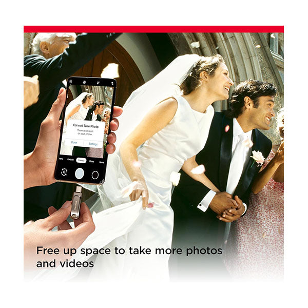 SanDisk Ultra Dual Drive Luxe USB Type-C 128GB - Up to 400MB/ss, USB 3.1 Gen 1 - SDDDC4-128G-G46