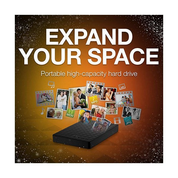 Seagate Expansion Portable 4TB External Hard Drive Desktop HDD – USB 3.0 for PC Laptop (STEA4000400)