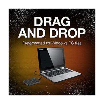 Seagate Expansion Portable 4TB External Hard Drive Desktop HDD – USB 3.0 for PC Laptop (STEA4000400)