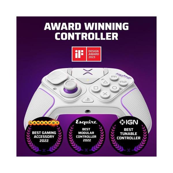 PDP Victrix Pro BFG Wireless Gaming Controller for Playstation 5 / PS5, PS4, PC, Modular Esports Gamepad, Remappable Buttons, Customizable Triggers/Paddles/D-Pad/Fightpad, PC App
