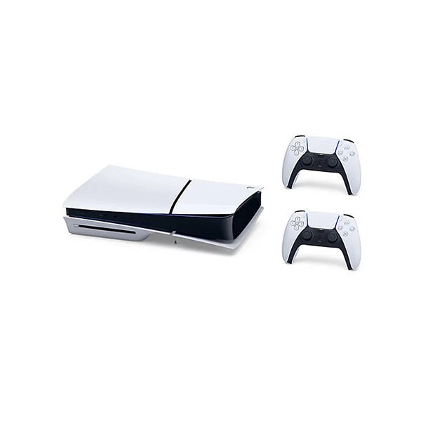 PlayStation 5 Console Slim European + 2 x Dualsense Wireless Controllers + Fattal Official Warranty