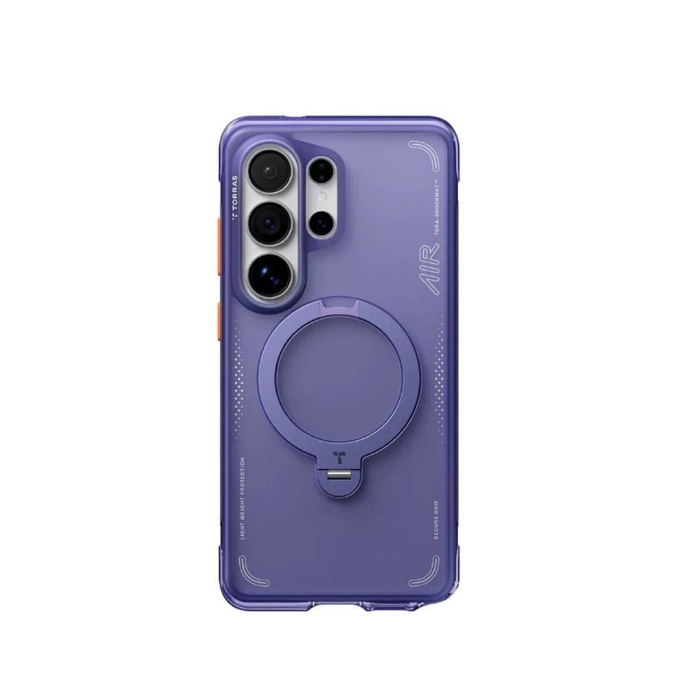 Torras Ostand Q3 Air Samsung S26 Ultra | 360° Rotating Stand &amp; 7-Layer Armor
