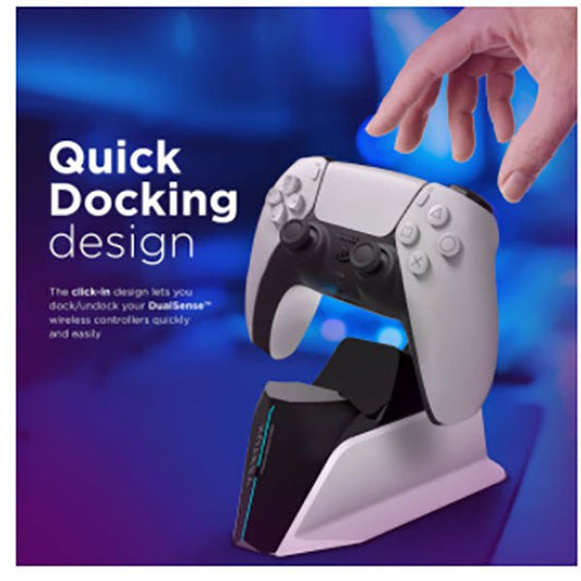 Vertux, PowerBase-PS5 DualDock Charging Hub For PS5 DualSense™ Controller