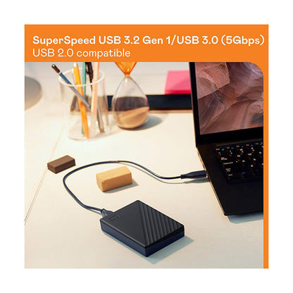 Western Digital 1TB My Passport, Portable External Hard Drive