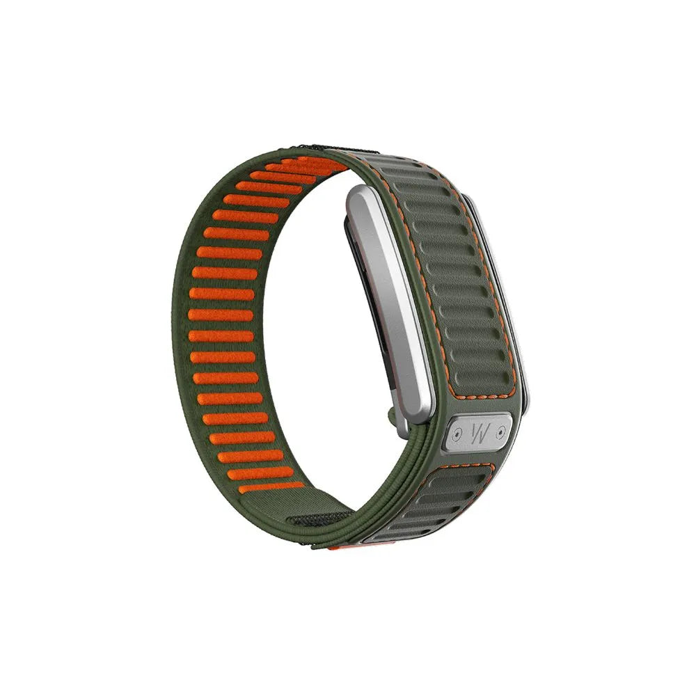 WHOOP 5.0 Navigator Band | Ridgeline Grey &amp; Evergreen | Abrasion-Resistant Tactical Strap | No-Slip Foldover Clasp
