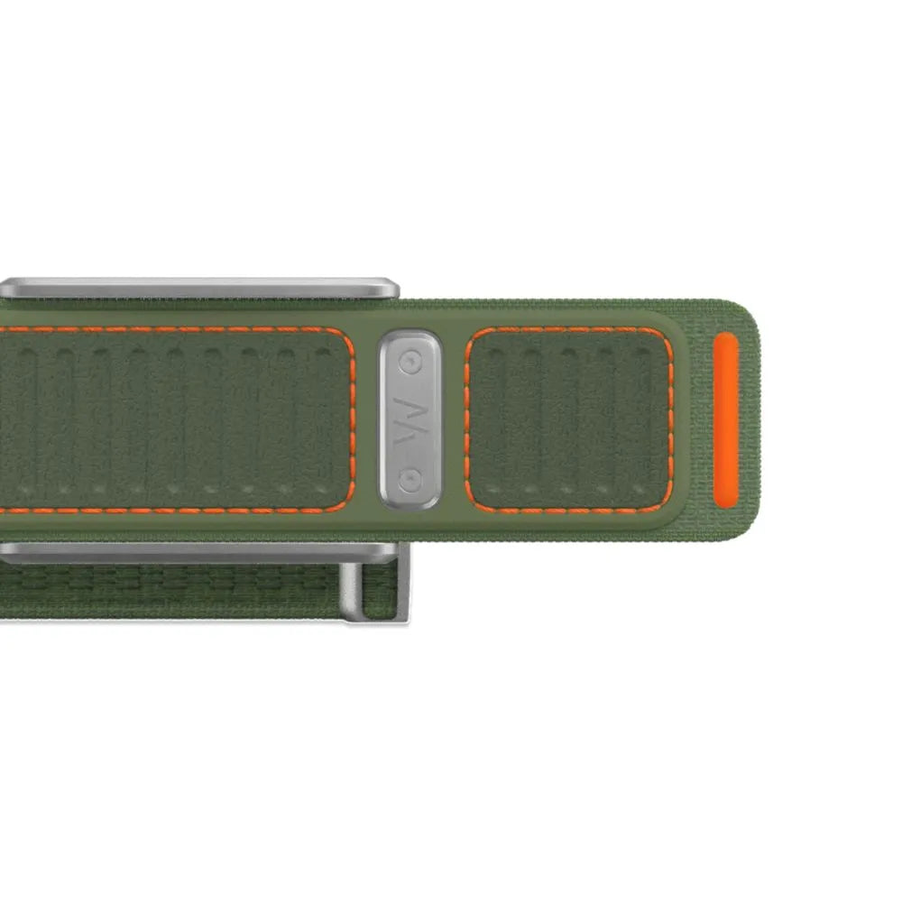 WHOOP 5.0 Navigator Band | Ridgeline Grey &amp; Evergreen | Abrasion-Resistant Tactical Strap | No-Slip Foldover Clasp